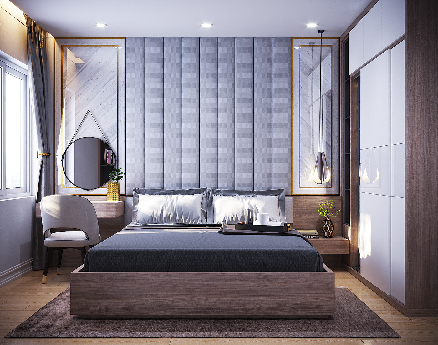 Phong cách thiết kế phòng ngủ cho cặp vợ chồng sắp cưới - Nội Thất ...
